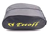 Teeoff Golf-Schuhtasche mit Reißverschluss für Schuhe, Sportschuh-Organizer, Yellow Letter (Gelb) - TF18-SB-23-2