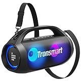 Tronsmart Bang SE Bluetooth Lautsprecher, IPX6 Wasserdicht und Bluetooth 5.3 Lautsprecher, Geeignet für Outdoor Camping, Gartenpartys usw（3 Lichter）