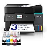 EcoTank ET-4950 A4-Multifunktionsdrucker mit Wi-Fi & AirPrint Tintentank, automatischem Dokumenteneinzug, Duplexdruck, Scannen, Kopieren & Fax, bis zu 3 Jahre Tinte im Lieferumfang enthalten