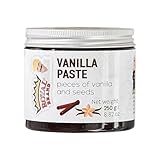 Royal Brand Vanilleschotenpaste Bourbon Vanille Paste 250 g Gourmet Vanille für Köche & Desserts Intensives Vanille Aroma ohne Konservierungsstoffe für köche Paste mit Bourbon-Vanilleextrakt