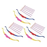 DECOMELODY 6er-Pack Kinder-bogenschießset Spielzeug Für Kinder Bogen- Und Pfeilspiel Kinder-bogenschießspiel Requisiten Becher Bogenschießspielzeug-Set Zufällige Farbe