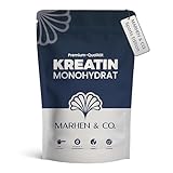 Kreatin (Creatine, Creatin) Monohydrat 500g – Perfekte Löslichkeit – 100% rein, vegan & ohne Zusätze – Hochdosiert für 146 Anwendungen – Laborgeprüft & abgefüllt in Deutschland - inklusive Messlöffel