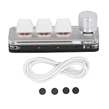 Mini 3 Schlüssel Tastatur Wired Industrial Console Red Switch Tastatur RGB Gaming für Büro -Heim -Workshop