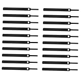 OSALADI 40St kabelhalter cable holder kabelorganisierer Kabelbinder für Elektronik kabelmanagement kit Kabelbinder aus Nylondraht Kordel Nylonriemen Kordelbinder Black