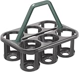 Rotho Flaschenträger Basic für 6 Flaschen 35 x 26 x 27 cm (L x B x H) Flaschenträger