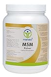 manako 365 MSM (Methylsulfonylmethan) kristallines Pulver, Premiumqualität, 99,9% rein, 1000 g Dose (1 x 1 kg)