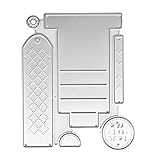 Njdkadey Metall-Stanzformen, Schablonen, dekorative Vorlagen für Kartenherstellung, Scrapbooking, Papier