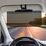 JISON21 Auto Sonnenblenden Verlängerung, Auto Sonnenschutz für Sonnenblende, Blendschutz, Verstellbare Antiblendung Sonnenblenden Verlängerung, Anwendbar für alle LKWs, Autos, LKWs (1PC)