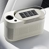 Blitzeiskocher schnelle Würfelherstellung (8 Stück/Charge), Kompakte portable Eiswürfelmaschine Tisch-Idee für Kaffeebars (Beige)