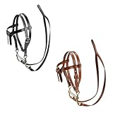 LeMieux Toy Pony Westerntrense – funktionierende Ledertrense – Schwarz – ab 8 Jahren