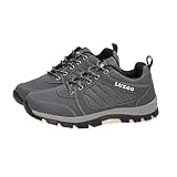 LUXGO Outdoor Schuhe für Damen Wanderschuhe Trekkingschuhe Zustiegsschuhe atmungsaktiv robust für Outdoor Aktivitäten