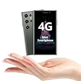 ATEVENSE 4G Ultra Mini-Smartphone, 3,0' HD-Bildschirm, Dual-SIM, 2000mAh Akku, Gesichtserkennung, Entsperrtes Kleines Smartphone, Taschengroßes Kinderhandy Grün