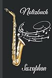 Saxophon Notizbuch: Saxophon Notizbuch, breit liniert, liniertes Papier-Notizbuch für Schule, Studenten, Geschenk für Kinder, Jungen, Mädchen, Saxophon Notizbuch, Saxophon Liebhaber