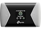 TP-Link M7450 mobiler WLAN Router (4G/LTE bis zu 300Mbit/s Download/ 50Mbit/s Upload, Hotspot, Cat6, 3000mAh Akku, LCD Display, kompatibel mit allen europäischen SIM Karten) schwarz/silber