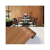 Generisch Vinylboden Selbstklebend 3/10m Holzmaserung PVC Bodenaufkleber Selbstklebende Wasserdichte Wohnzimmer Schlafzimmer Schrankaufkleber Home Verdickung(Redwood,40cmX3.0m)