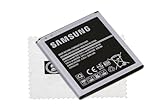 Original Samsung EB-BG530 LiIon Akku für Samsung J3 2016 (J320F), Galaxy Grand Prime (G530F) mit Shlok Reinigungstuch