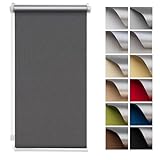 Zero Home - Premium Verdunkelungsrollo, Wärmeschutzrollo - Rollos für Fenster ohne Bohren, Rollos mit Klemmfix, Rollo ohne Bohren für Innen Klemmrollo nach Maß, Breite: 30-129 cm, Höhe: 150-220 cm