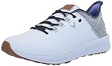 Callaway Women's Golf Shoes, 10 D CGW701WN10D Damen La Jolla Spikeless Golfschuhe, Größe 44, weiß/Marineblau, 41 EU Weit