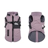 Lairle Hundemantel Winter Hundejacke Hundegeschirr Mantel Welpenmantel Jacke Weste Kleidung Kleines Hundegeschirr Hundemäntel für kleine mittelgroße Hunde
