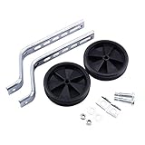 AJUNJIIL Kinderfahrrad-Stütz für 12–20 Zoll, verstellbare Fahrradstabilisatoren für Kinder, universelle Passform, robuster Stahlrahmen, einfache Installation, Sicherheits-Balance-