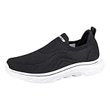 BOTCAM Damen Orthopädische Schuhe Mit Ohne Schnürsenkel Wanderschuhe Atmungsaktive Walkingschuhe Weichen Sohlen Sneakers Ultra Lightweight Air Cushioned Jogging Fitness Anti-Rutsch Turnschuhe