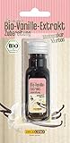 DECOCINO Bio Vanille-Extrakt (20 ml) natürlicher Vanille Geschmack ohne Alkohol, aus echter, veganer Bourbon Vanille –zum Würzen & Verfeinern von Kuchen, Torten & Getränken