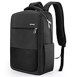 HOMIEE Laptop Rucksack, Herren 15.6 zoll Rucksack, Laptop Schulrucksack Multifunktion Business Notebook Tasche Wasserdicht mit USB Ladeanschluss für Arbeit Reisen Camping