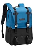GIYXHU Kameratasche Fotografie Professionelle Kamera Rucksack Outdoor Reisetasche Kann Stativ Ergonomisches Design tragen(Blue)