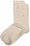 Tommy Hilfiger Damen Th Women Casual 2p Socken, Beige Light Beige Melange, 35-38