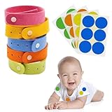 Cutiolly Mückenschutz,5pcs Mückenschutz Armband,24pcs Mückenpflaster,Moskito Patch,Anti Mückenarmband,Moskito Insektenschutz Armbänder,Anti Mücken Armband,Anti Mücken für Kinder und Erwachsene