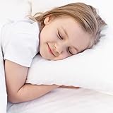 Kinderkopfkissen Kissen 40x60 - Ergonomisches Kissen Kinder für weiche Träume - Komfortkissen Kinder für optimale Stützkraft - Baby Kissen mit Baumwollbezug & waschbar 60°C - Made in Spain & Öko-Tex
