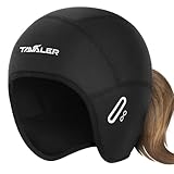 Tavaler Fahrradmütze Damen, Fahrrad Mütze Winter Damen, Helmmütze Fahrrad Thermal, Winddicht, Mütze Fahrradhelm für Radfahren Laufen Outdoor (52-60)