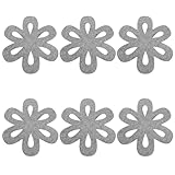 TOYANDONA 6 Stück Teiliges Filz Topfschutz Hitzebeständig Anti Kratz Tischmatten Pfannenschoner für Töpfe Pfannen Schüsseln Waschbar Kompakt und Vielseitig Einsetzbar