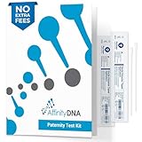 AffinityDNA Vaterschafts-DNA-Testkit - 99,99 % genauer genetischer Abstrich-Test | 21 Loci Vaterschafts-DNA-Testkits für Vater und 1 Kind | Ergebnisse in 4 Werktagen