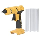 Heiße Schmelze Kleberpistole schnurloser Batterie angetrieben schneller Heizung 100W Elektrische Klebstoffpistole mit LED -Lampe für DIY Crafts Home -Wartung