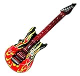 kg-Hamburg - aufblasbare Gitarre *Flammendesign*