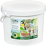 Dehner Natura Premium Meisenknödel ohne Netz, ganzjähriges Wildvogelfutter proteinreich / energiereich, hochwertiges Vogelfutter für Wildvögel, im Eimer, 100 Stück je 90 g (9 kg)