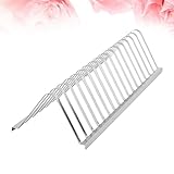 Happyyami 1stk Grillhelfer Backofen-grillrost Grillreiniger Backblech Mit Rost Elektrogrill Grillpfanne Gestell Kochen Grillmatten Für Den Außengrill Bräter Vertikaler Spieß Silver