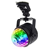 VINTORKY Disco Ball Licht USB Soundaktiviert Rgb Projektionslicht für Partys LED Discokugel mit Automatischer Musiksteuerung Bühnenbeleuchtung für Events