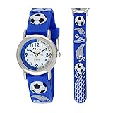 Ravel - Kinder Fußball-Zeitlernuhr (Auf Englisch) - Blau