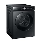 Samsung WW90DB8U95GBU2 Bespoke Waschmaschine, 9 kg, 1.400 U/min, Extra energiesparend, EEK: A (-30%), AI Ecobubble, QuickDrive, AI Wash, SuperSpeed 39 Min, Schwarz