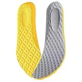 Sprungschuheinholungen - atmungsaktive Eva -Kisseneinsätze, ergonomische Schockabsorbing -Unterstützung | Bequeme Schnittschuheinlegesohlen zum, Wandern, Stiefel, Feuchtigkeitswickeln weicher I