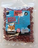BUBU PETS Hundeleckerli 5X 500g Mini-Enten-Kabeljauröllchen, praktischer Trainings-Hundesnack