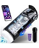 PRONFANS Sex Spielzeug für die Männer Masturbator, 9 Saugen & Stöße & Vibratorensets Pussy Masturbieren für Männer Penispumpe, APP Taschenmuschi Sexspielzeug Masturbatoren Toys Erotische Scherzartikel