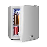 Klarstein Mini Kühlschrank für Zimmer, 30L Mini-Kühlschrank für Getränke & Kosmetik, Kleine Minibar, Kühlschrank Klein & Leise, Verstellbare Ablagen, Kleiner Skincare Kühlschrank 5-15°C