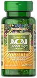 Puritan's Pride - Acai, 1000mg | Antioxidative Unterstützung - 60 Softgels
