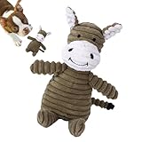 Quietschendes Hundespielzeug - Kauspielzeug Für Hunde Ohne Füllung | Plüschspielzeug Für Hunde Zur Beschäftigung | Interaktives Kauspielzeug Für Hunde Für Dentiz