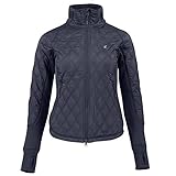 HORZE Zoe Reitjacke Mit Fleece Fütterung, Winddicht, Dunkelnavy, Blau, 36