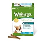 WHIMZEES Stix, Kaustangen für kleine Hunde zur Zahnpflege, Größe S, 30 Stück (Monatspackung), ohne Zuckerzusatz, getreidefrei, natürlich, fettarm