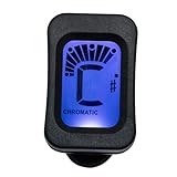 TOYANDONA Ukulele-Tuner guitar tuner gitarren zubehör gitarre zubehör gitarrentuner stimmer für bassgitarre werkzeug Instrumentenstimmer zubehör zum stimmen von gitarren Plastik Black